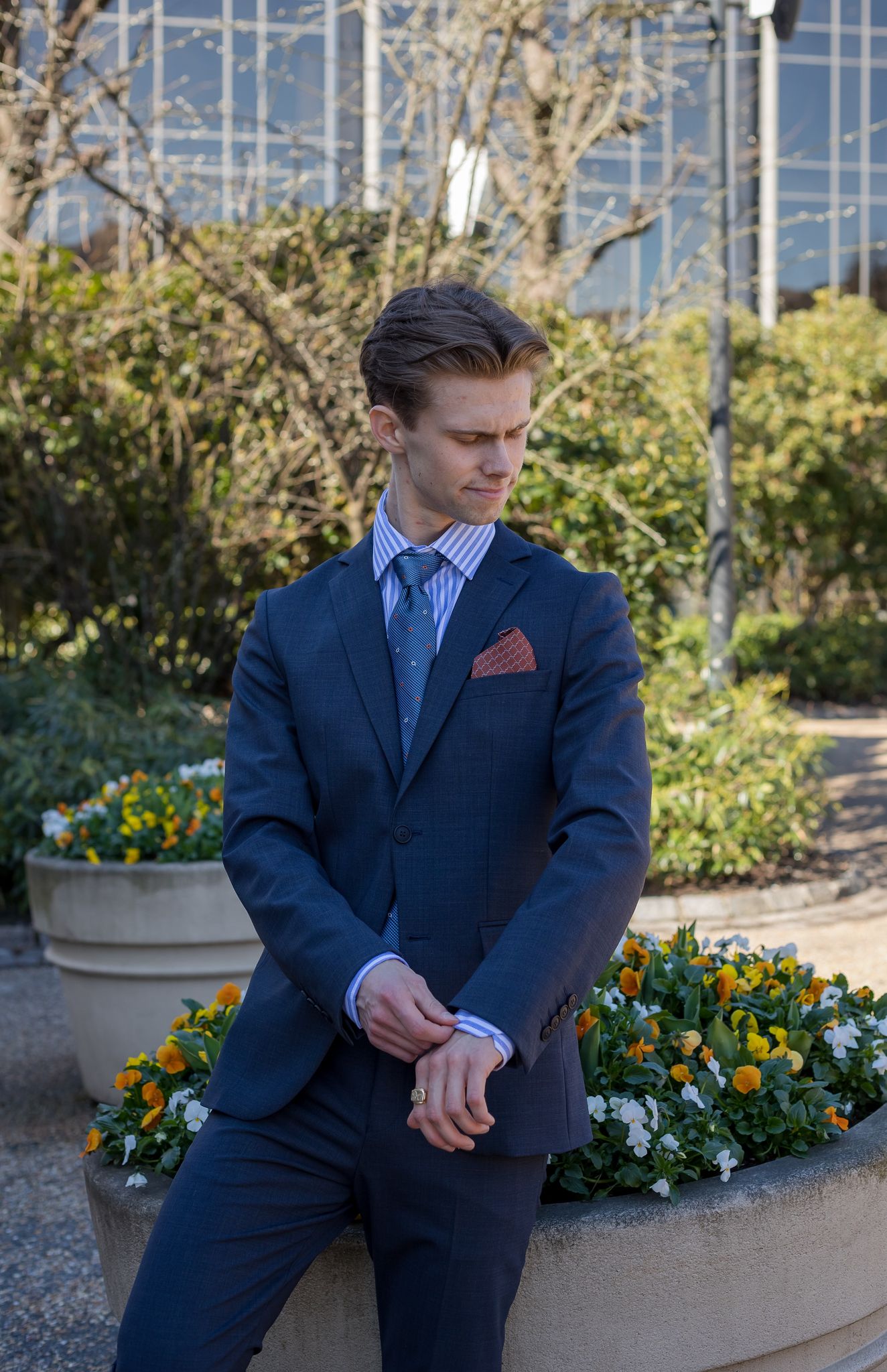 Elon Dressjakke Blazer - Blå/ Dark Blue